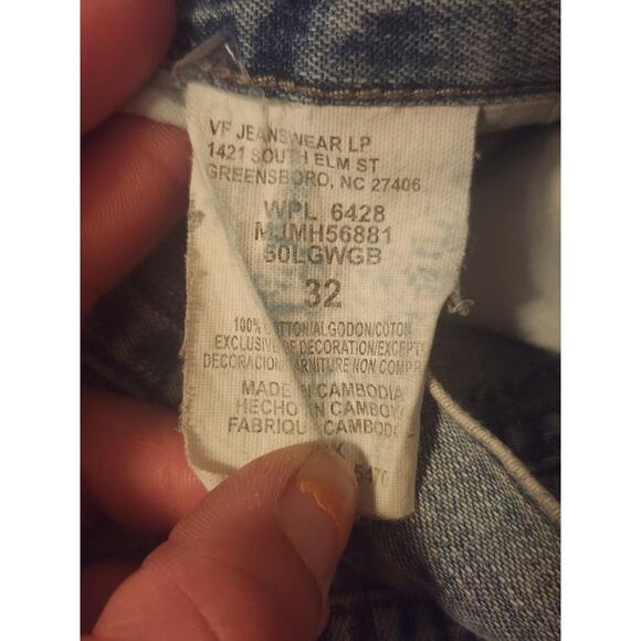 Wrangler cargo shorts size 32 mens light denim HERO y2k - Picture 5 of 5